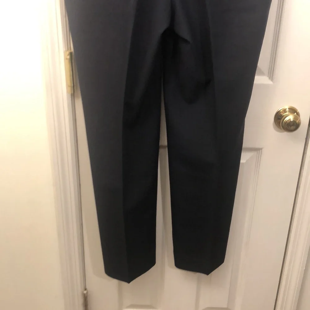 Vintage Mens Black Wool Blend Dress Pants 38 X 30 Adams Row Inseam 30